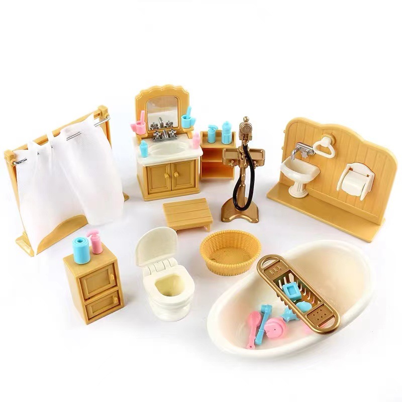 Kids Toys Kitchen Set - Dollhouse Miniature Gift box packaging 1/12