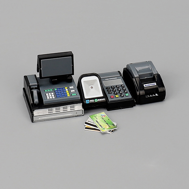 Toy Cash Register - 【F】Doll House Mini Supermarket Cash Register
