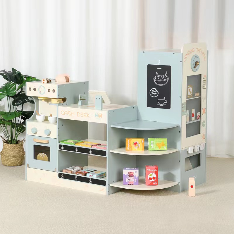 Kids Wooden Grocery Store Play - Toy Cash Register review and price