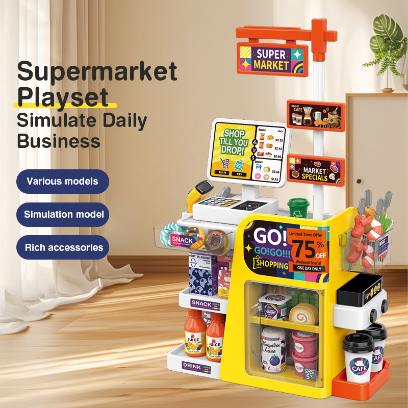 Kids Mini Supermarket Checkout - Toy Cash Register review and price