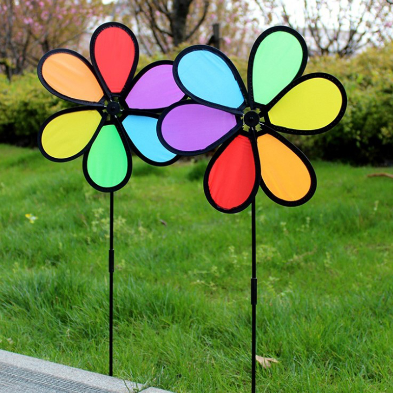 【M】1PC Colorful Windmill Wind  - Kids Yard Toys review and price