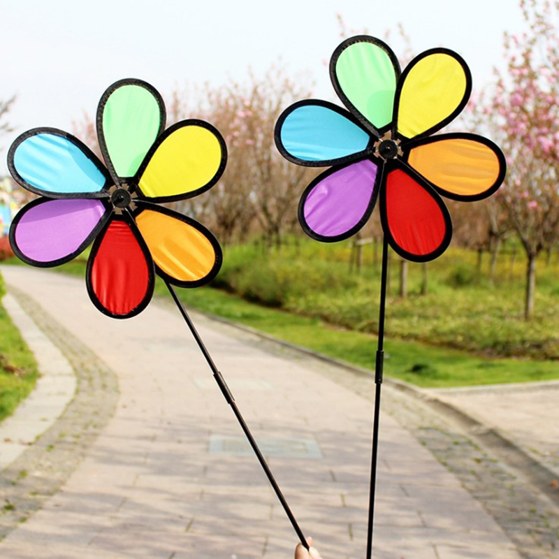 【M】1PC Colorful Windmill Wind  - Kids Yard Toys review and price