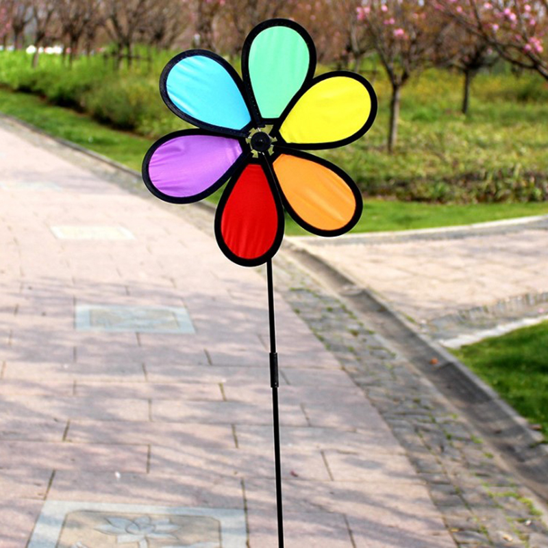 【M】1PC Colorful Windmill Wind  - Kids Yard Toys review and price