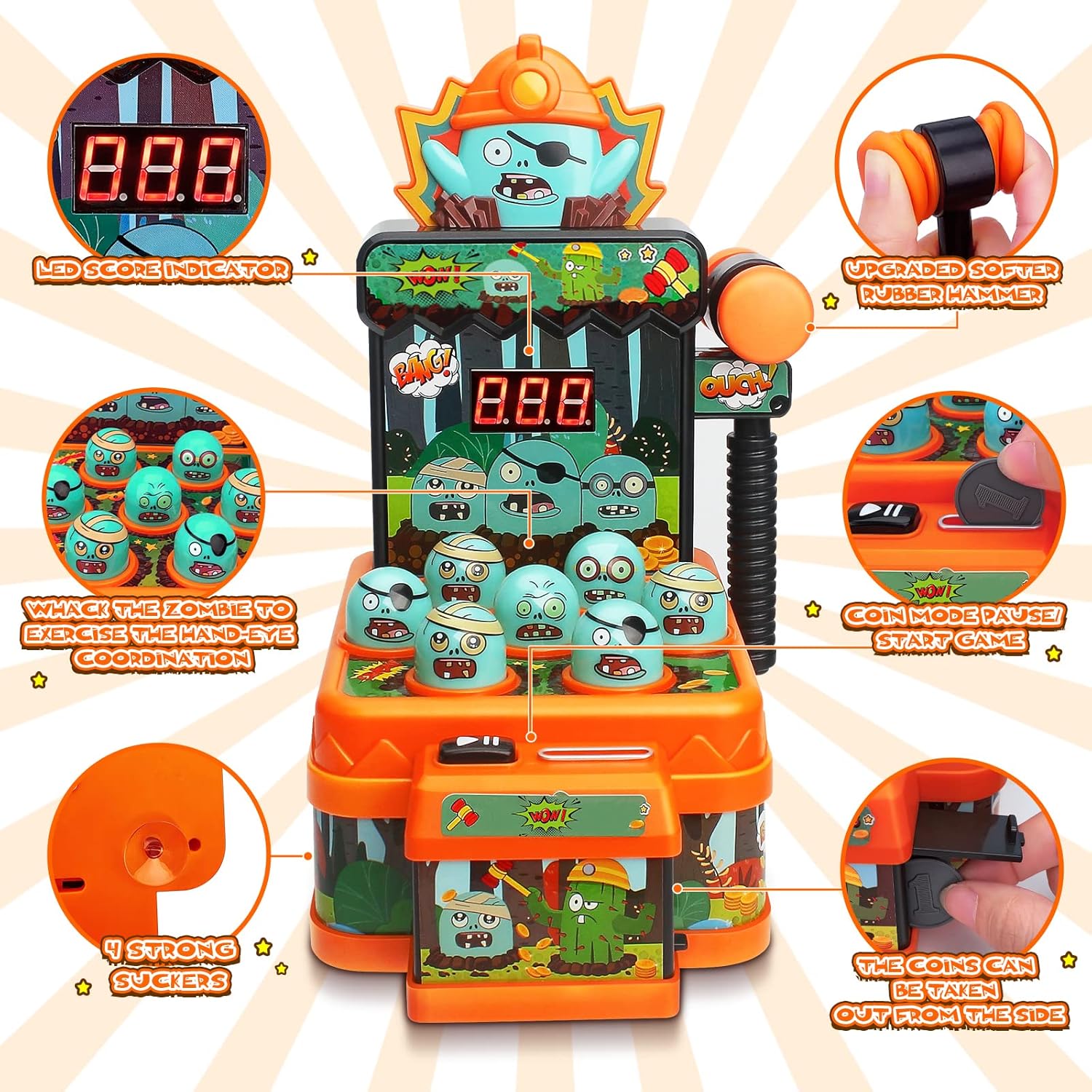 Zombies Whack Game Toys for Ki - Kids Zombie Toys review and price