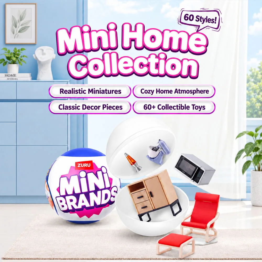 ZURU Mini Brands Home Series 6 - Kids Toys Kitchen Set review and price