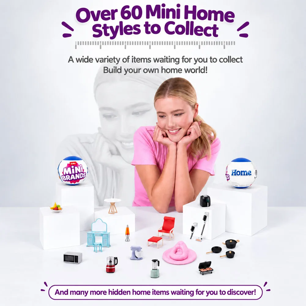 ZURU Mini Brands Home Series 6 - Kids Toys Kitchen Set review and price