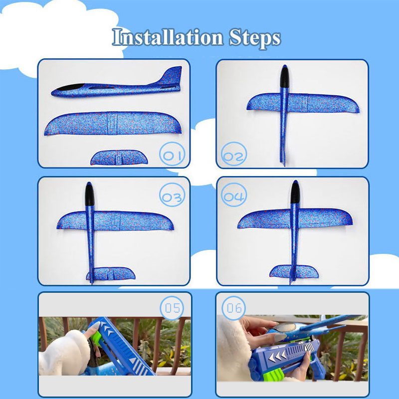 HH Kids 24/34cm Foam Plane Lau - Catapult Launcher Toy review and price